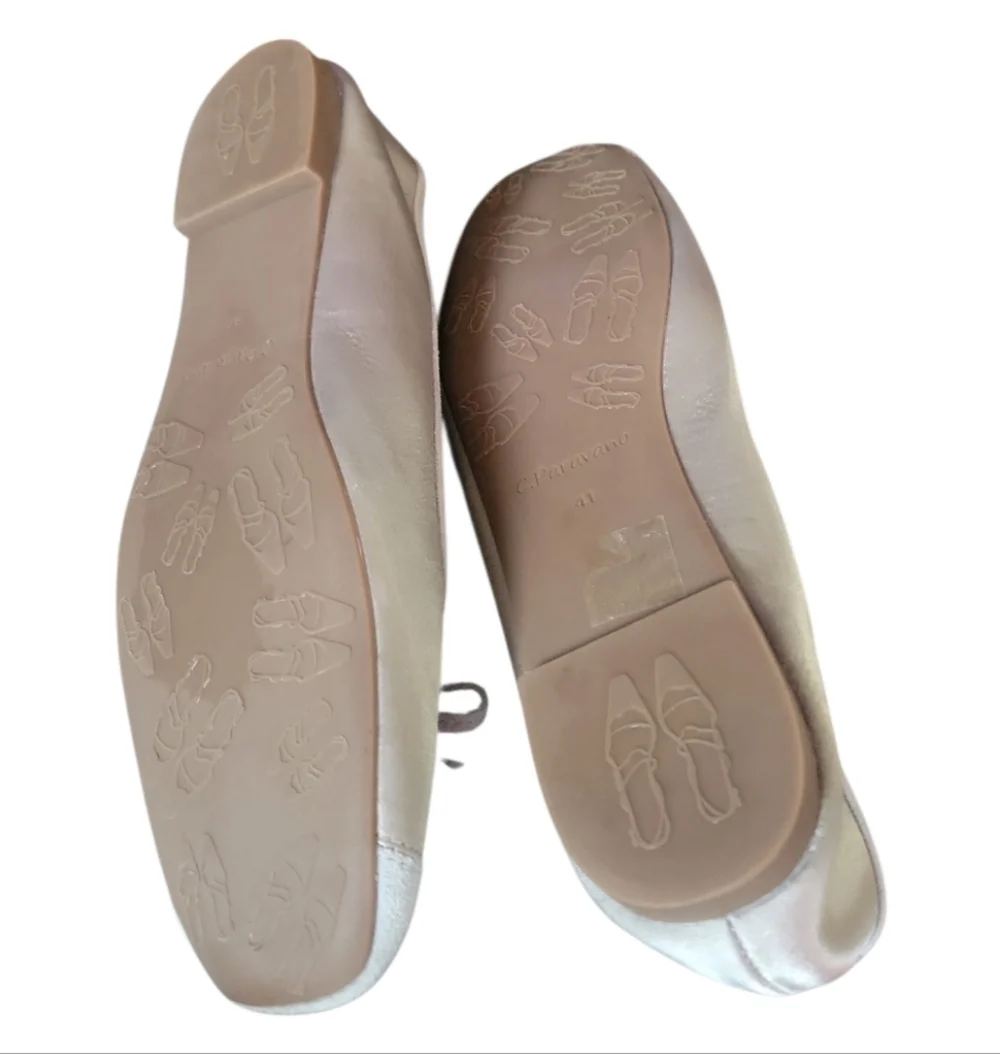 C.Paravano Women's With Bowknot Casual Slip On Comfortable Ballet Flats 41
